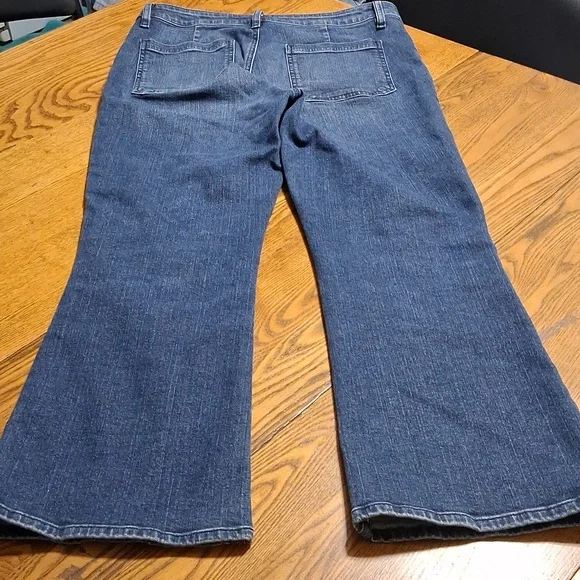 FRAME Jeans Womens 30 BLUE  BOOT Denim Preowned Cut BOOTCUT Cowboy Western Used - Picture 8 of 8